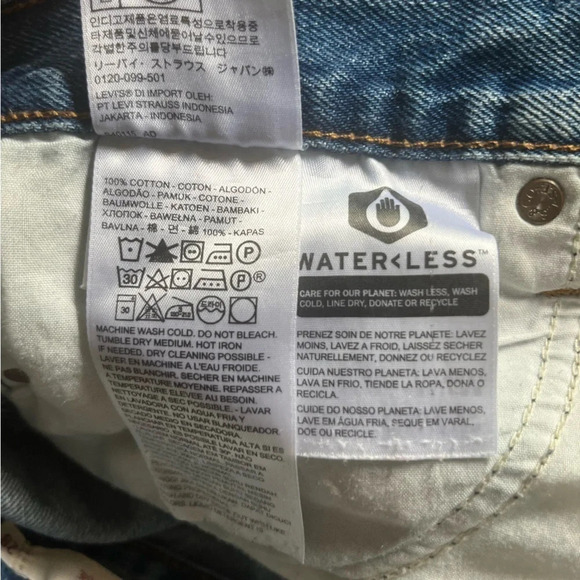LEVI’S Premium Wedgie Rigid Denim Button Fly Jeans - Picture 13 of 14